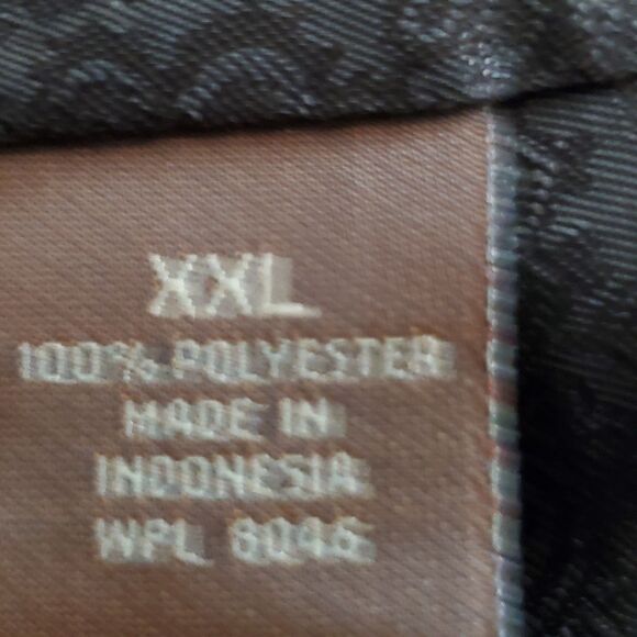 Tasso Elba Men's XXL Dark Brown Suede Blazer Jacket Sport Coat Paisley Lined - Picture 5 of 16